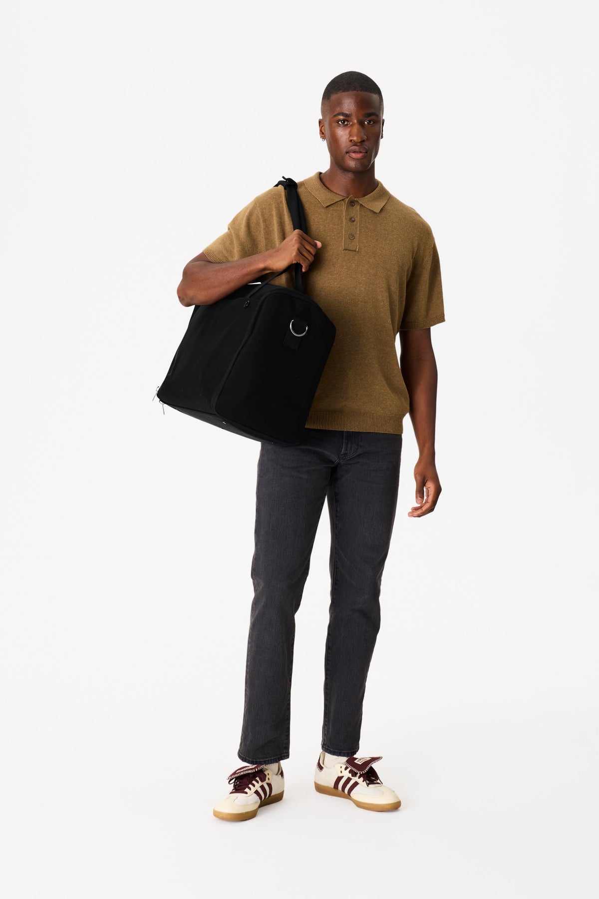 The Garment Duffle Bag in Black