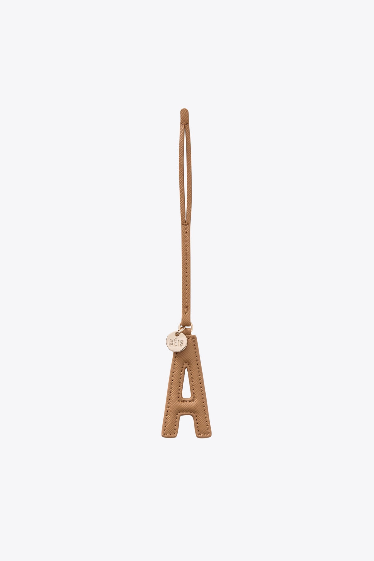 The Letter Charm in Camel
