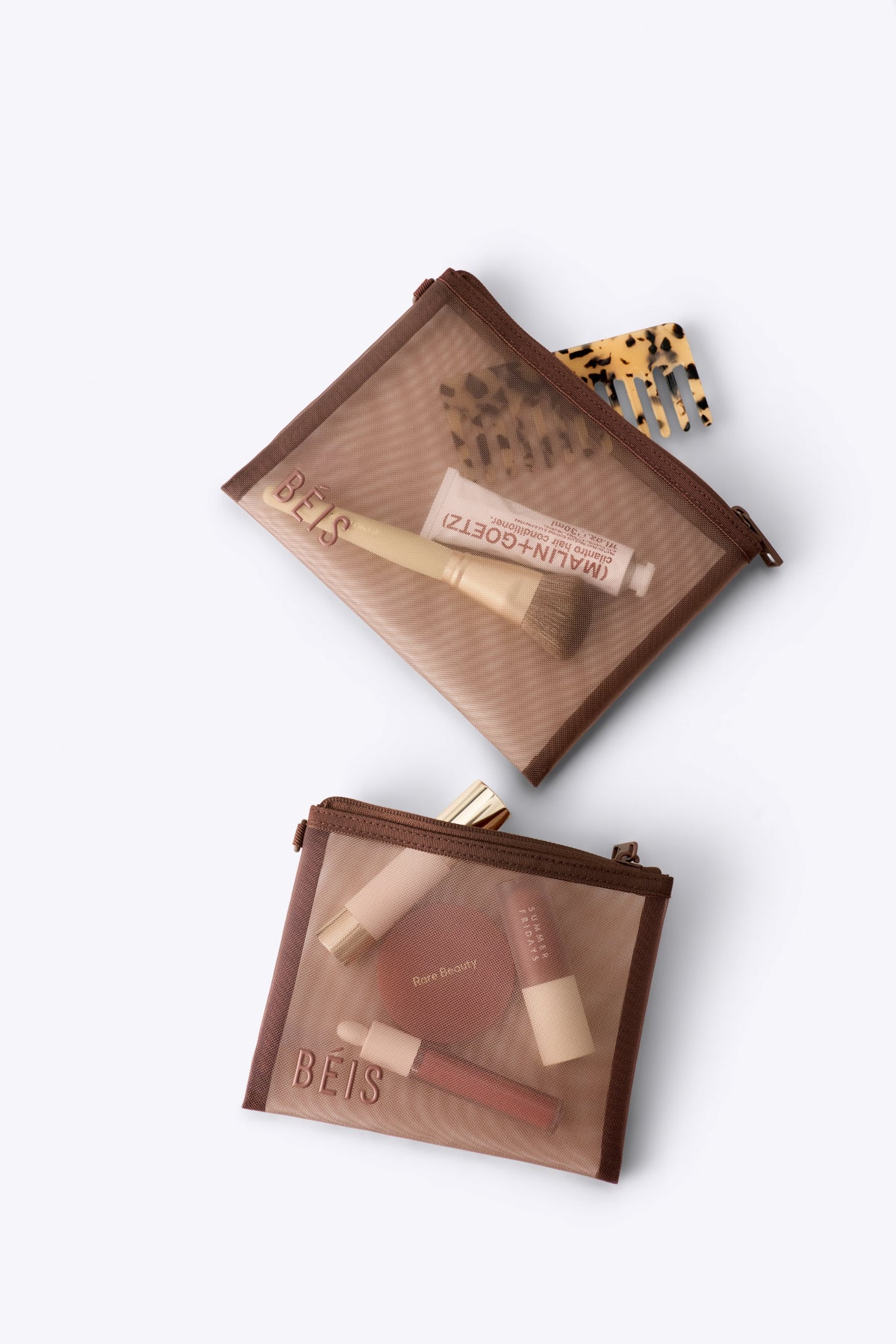 The Mesh Pouch Duo in Maple