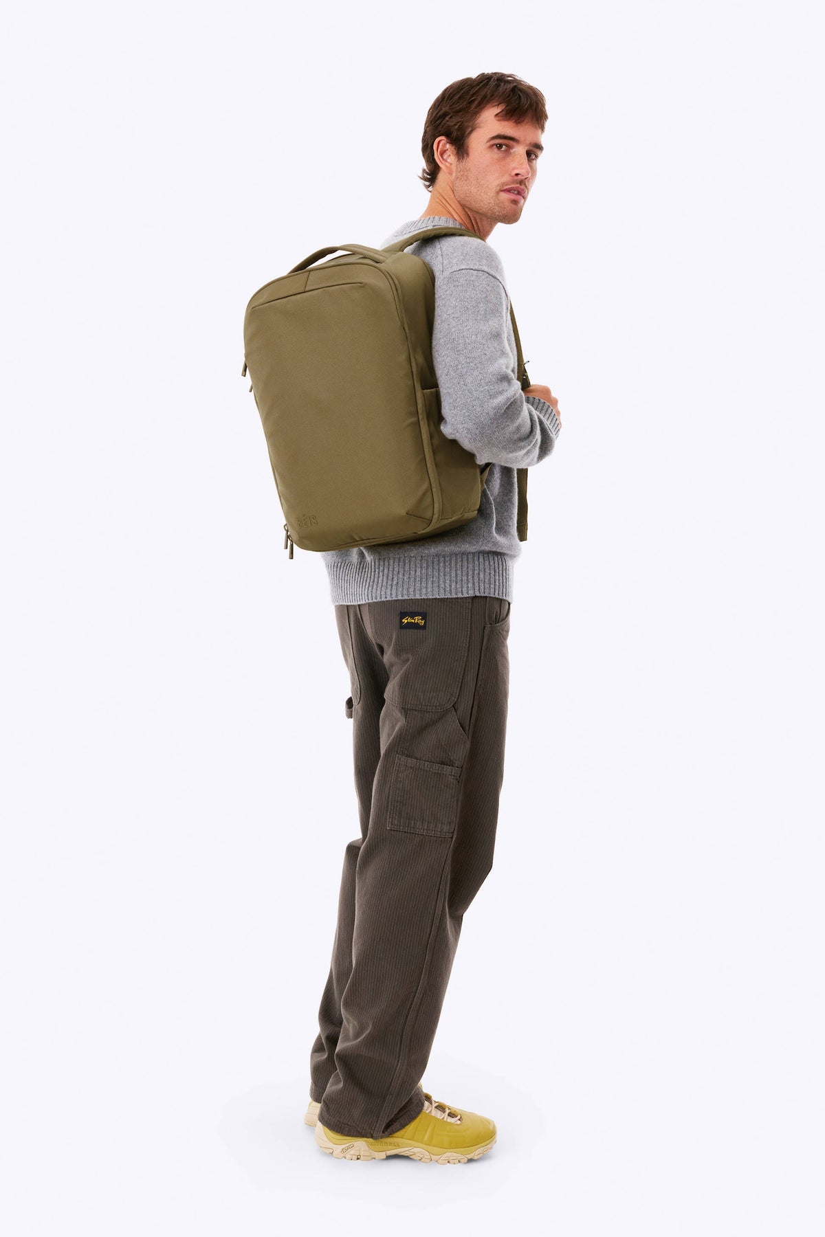 The Pro Travel Backpack in Khaki