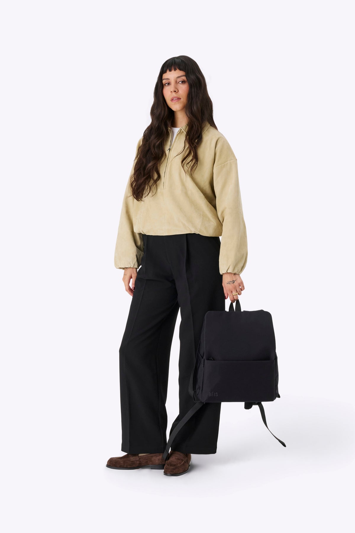 The Everyday Diaper Backpack in Black Nylon