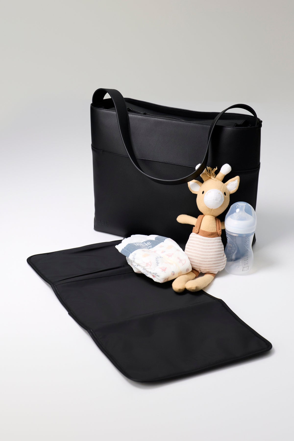 The Diaper Tote in Black