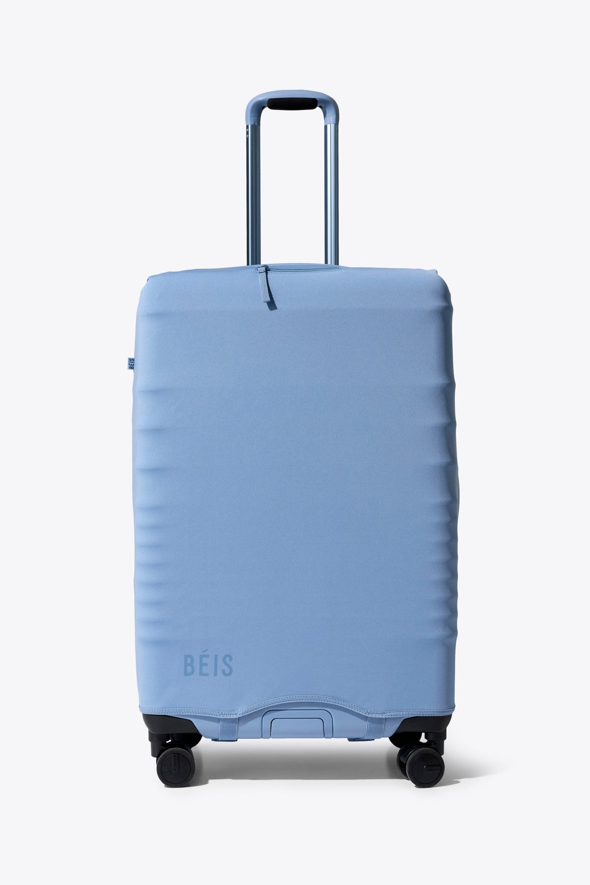The Hybrid Check-In Luggage Cover in Dusty Blue