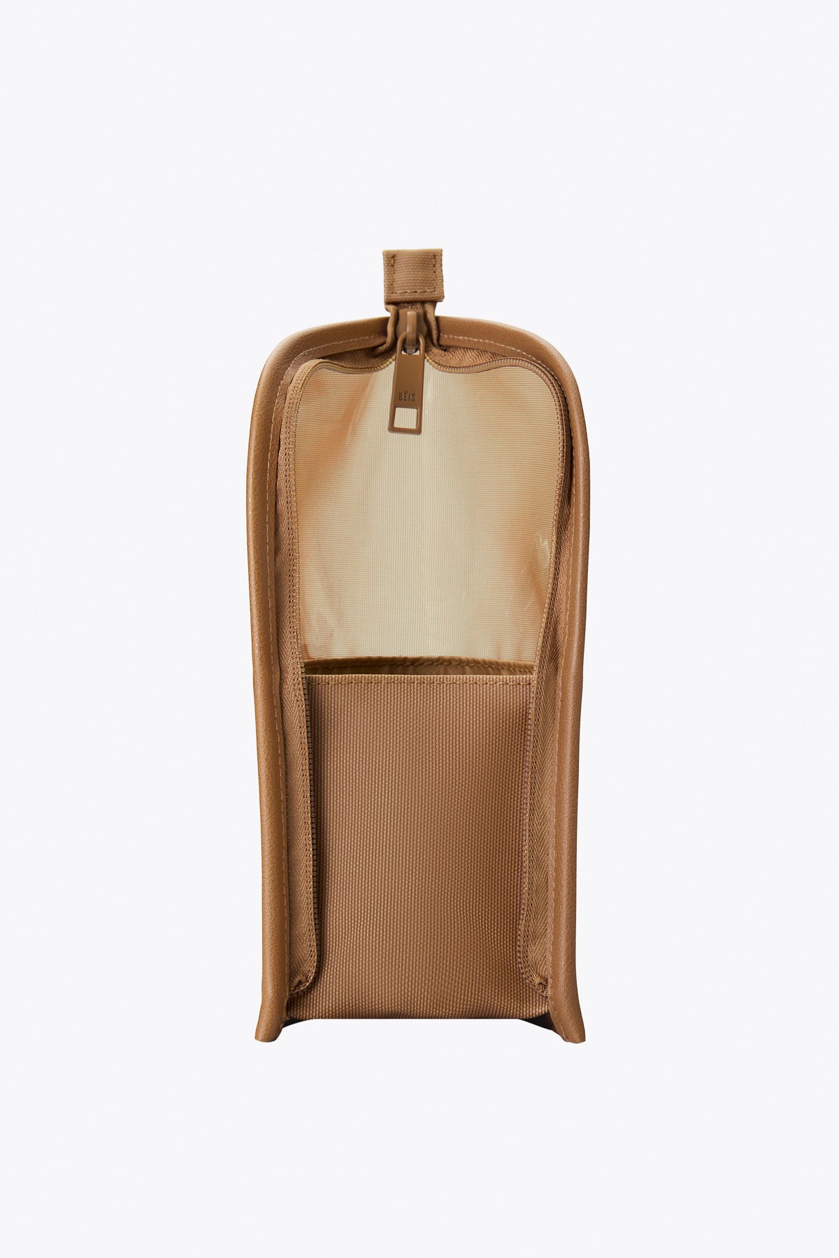 The Makeup Brush Pouch in Camel