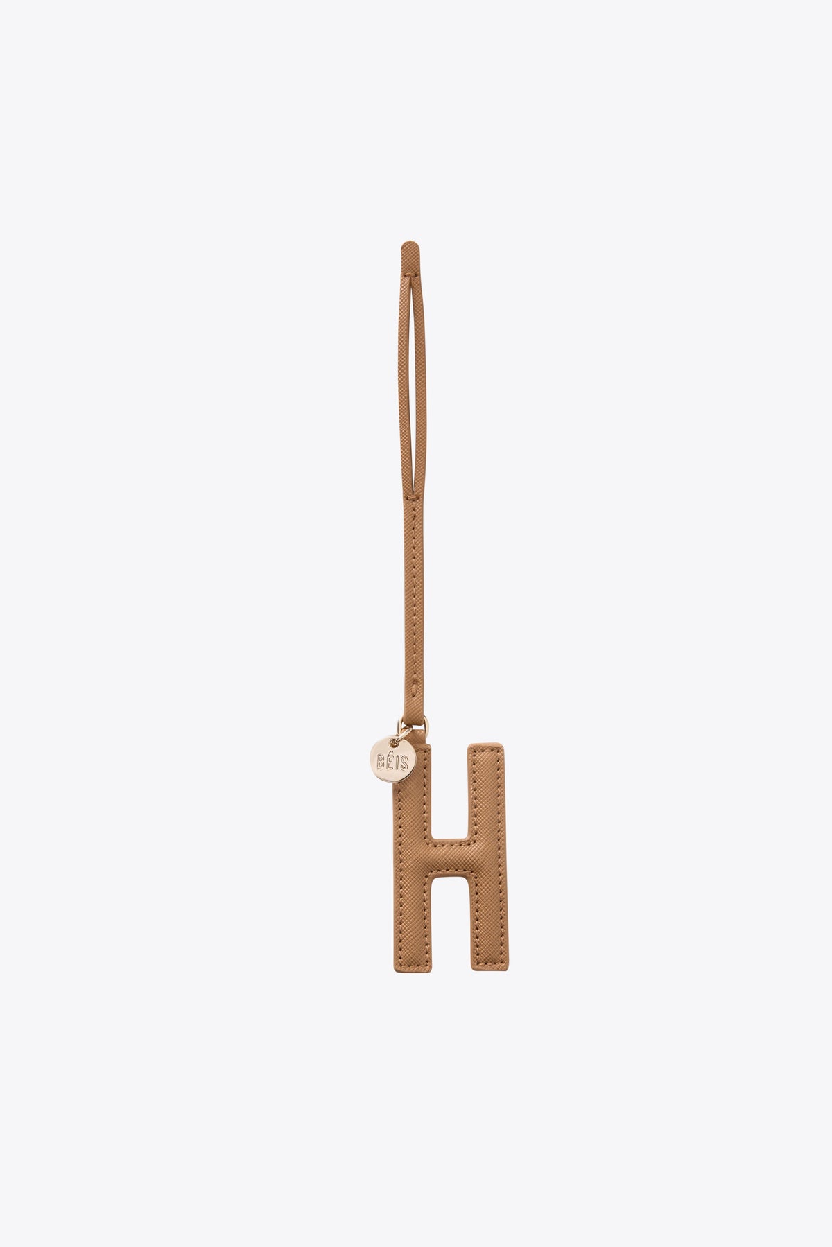 The Letter Charm in Camel
