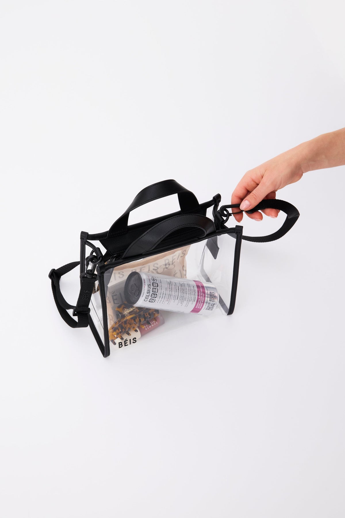 The Stadium Crossbody in Black