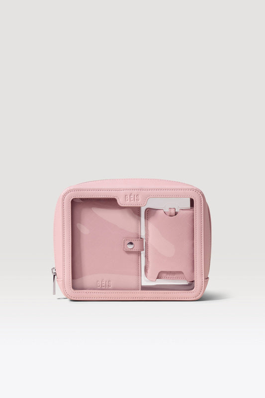 The Passport & Luggage Tag Set in Atlas Pink