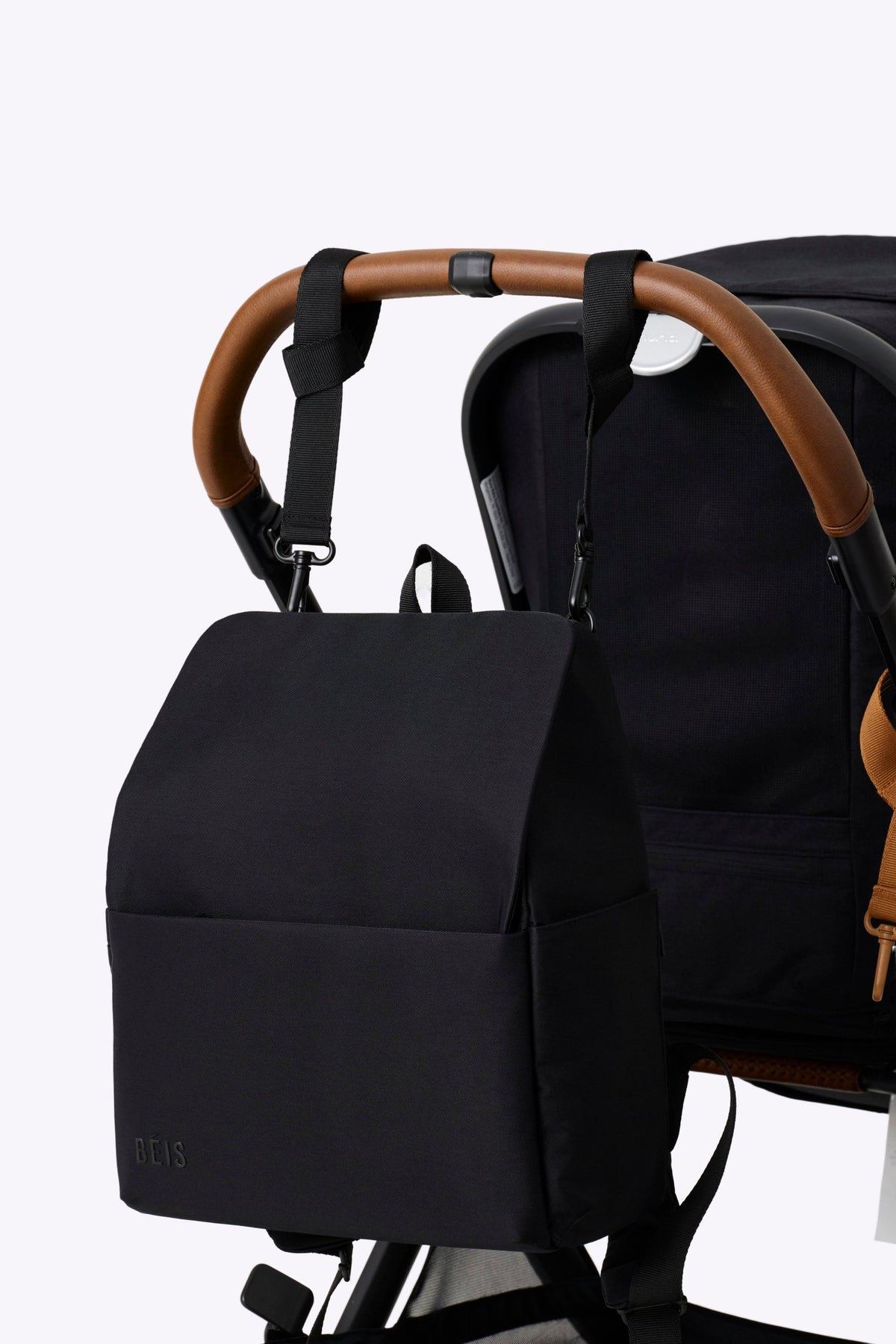 The Everyday Diaper Backpack in Black Nylon