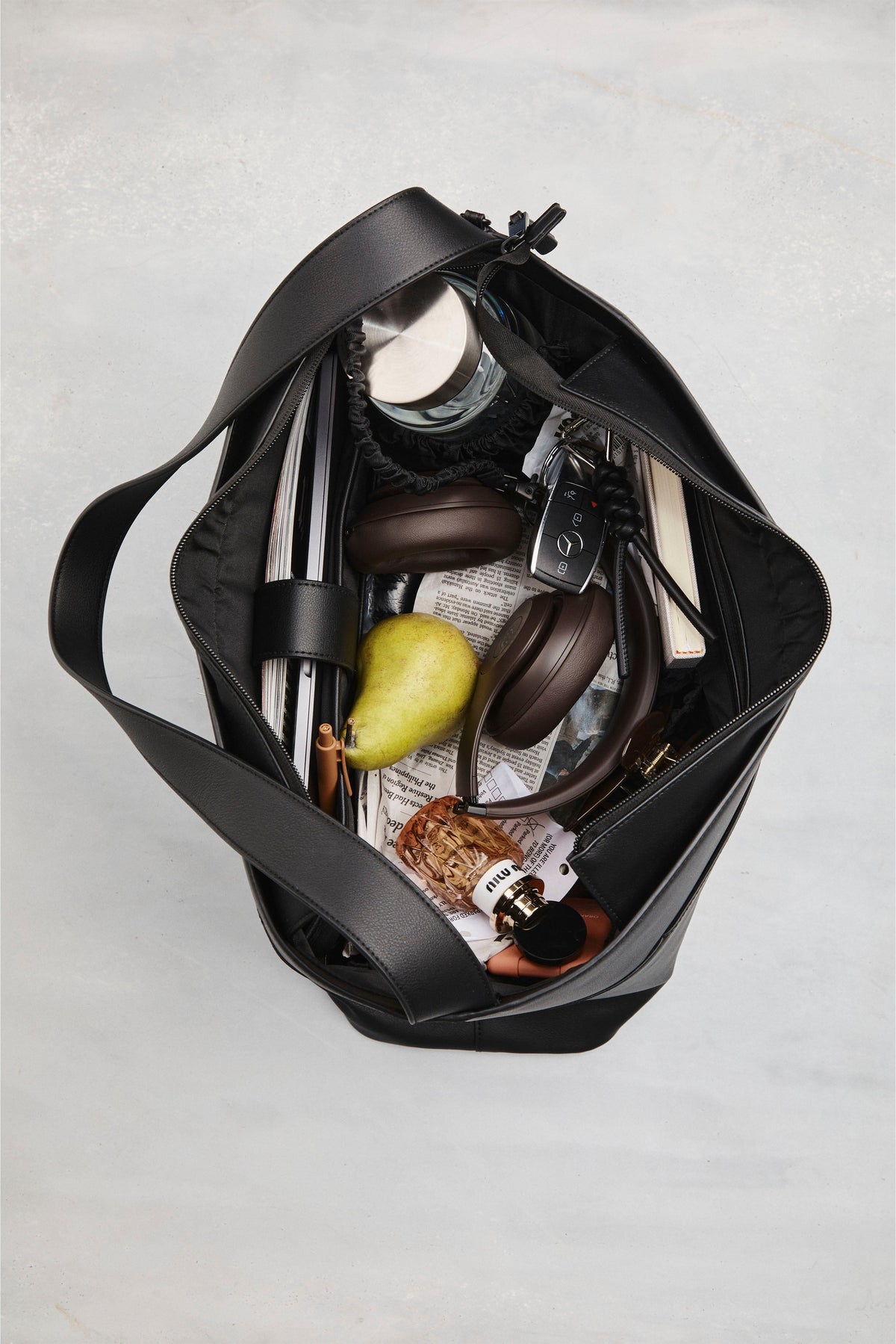 The Diaper Tote in Black