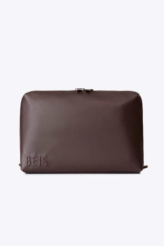 The Large Cosmetic Pouch in Espresso