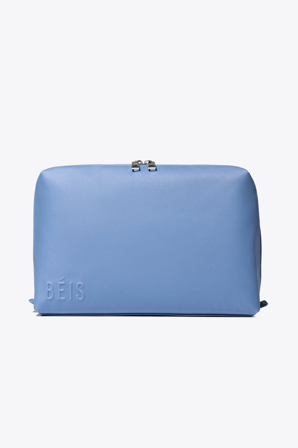 The Large Cosmetic Pouch in Dusty Blue