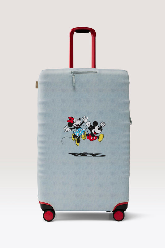 The Disney Large Check-In Luggage Cover in Blue Jeans