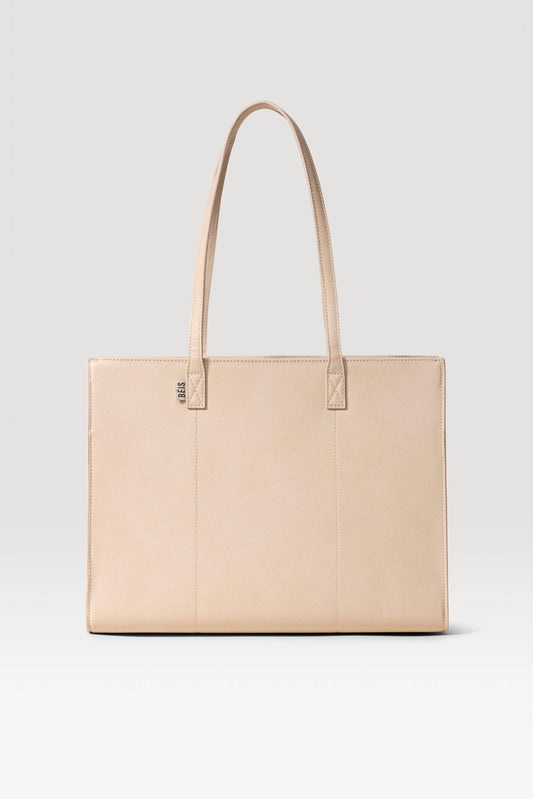 The Work Tote in Beige