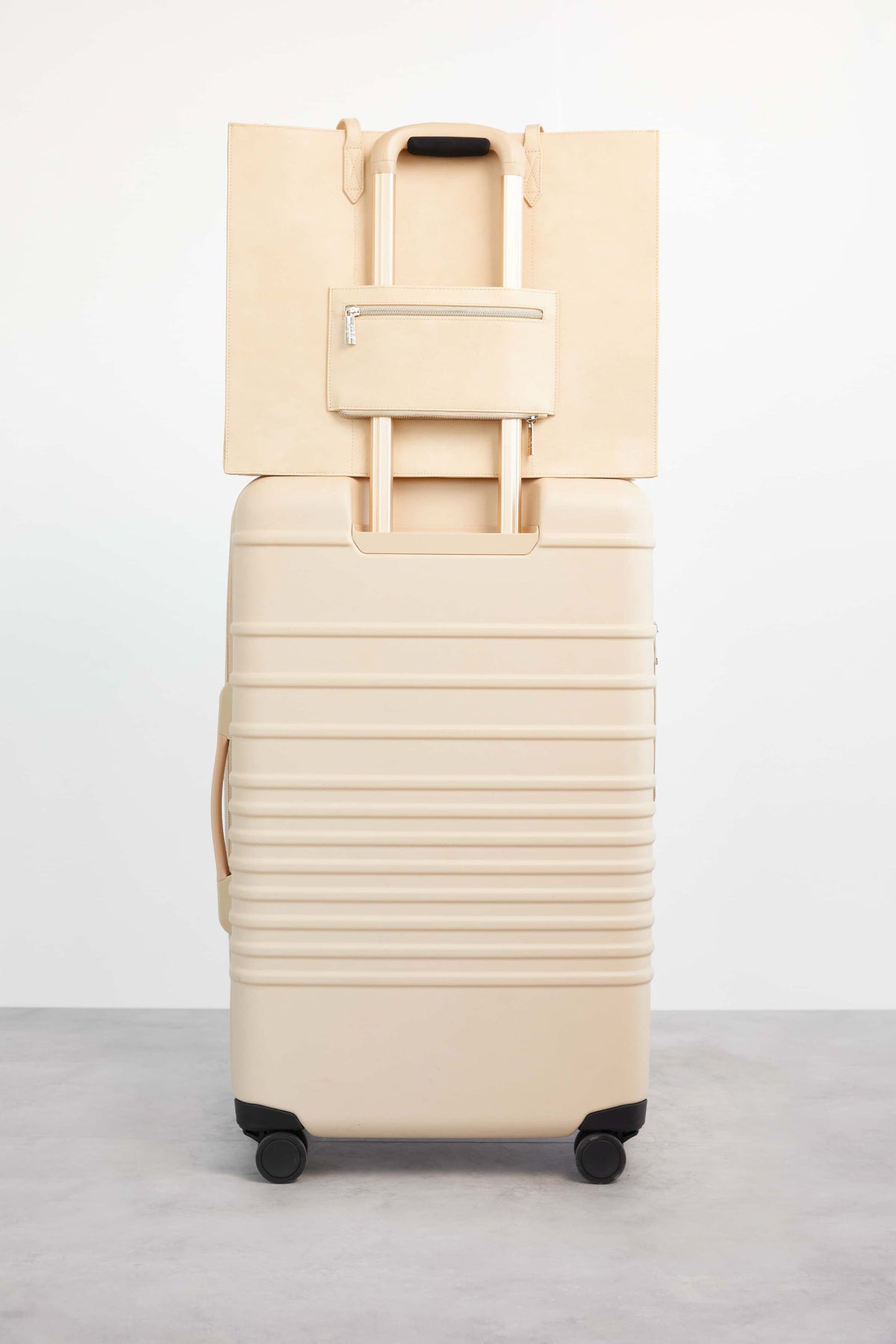 The Large Work Tote in Beige