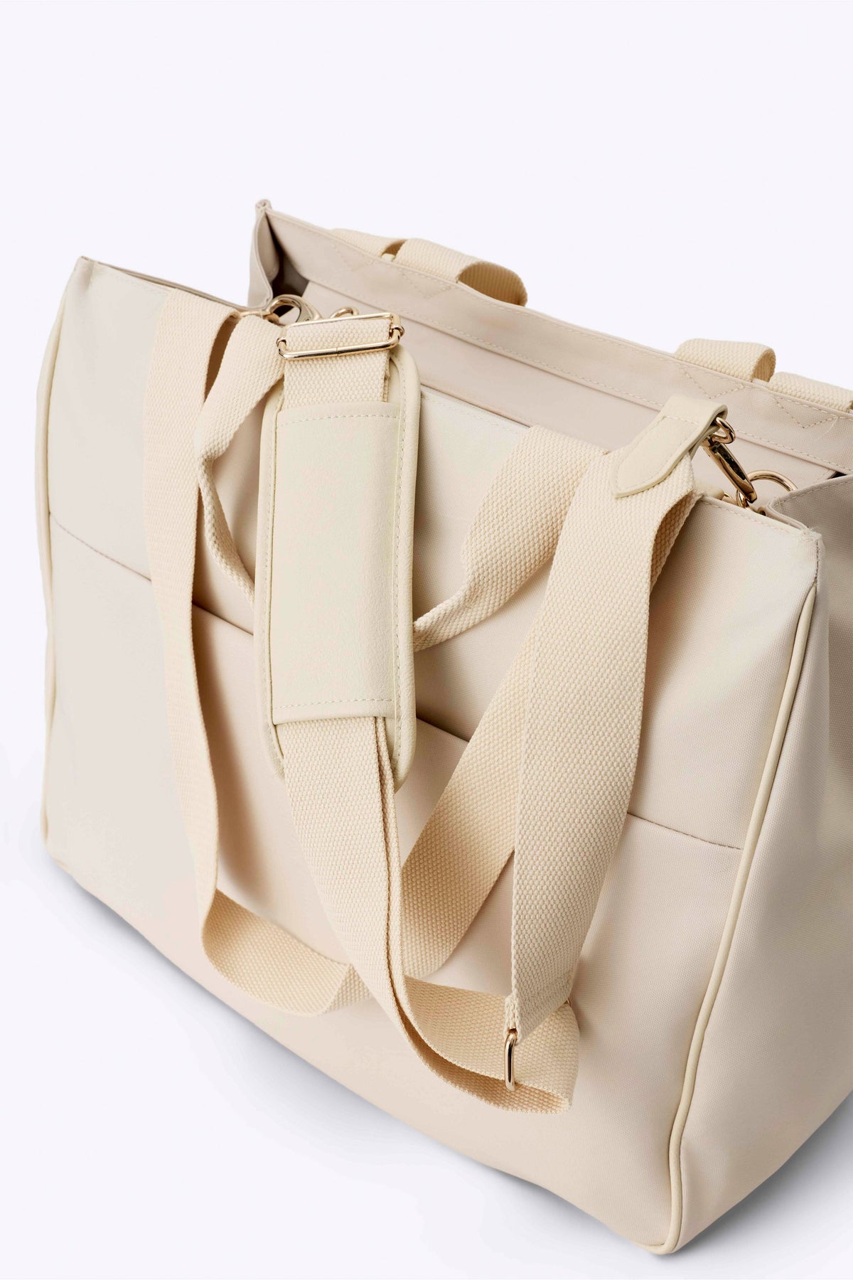 The East To West Tote in Beige